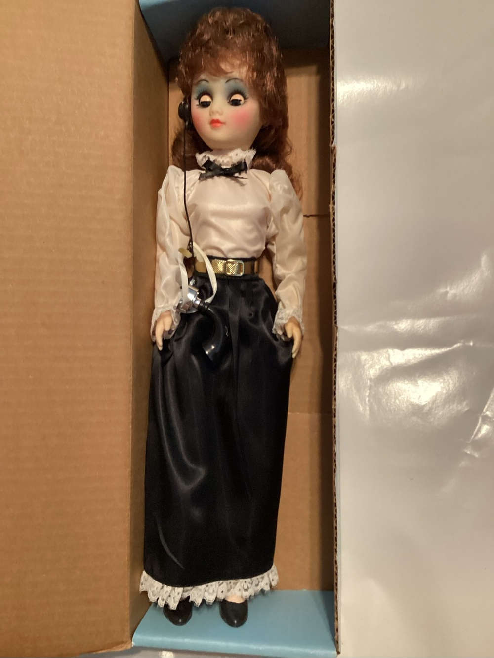 Vintage 1890s Bell System Operator Doll Collectible 1980s Telephone Pioneers of